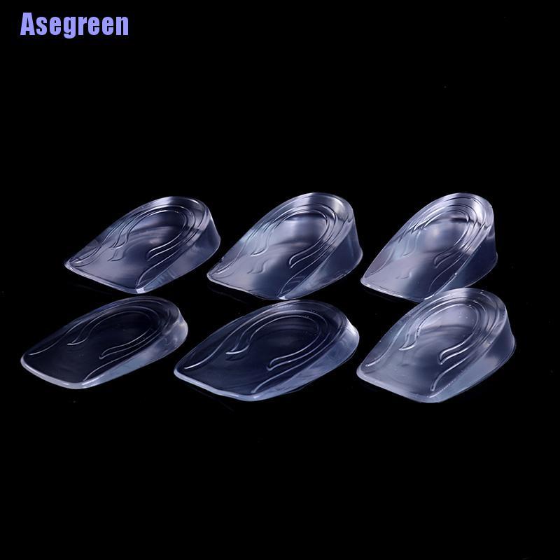 Cặp Đế Lót Giày Tăng Chiều Cao Bằng silicone Dành Cho Nam Và Nữ