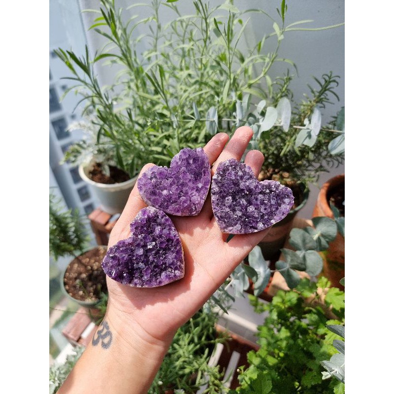 Tim thach anh tím Amethyst