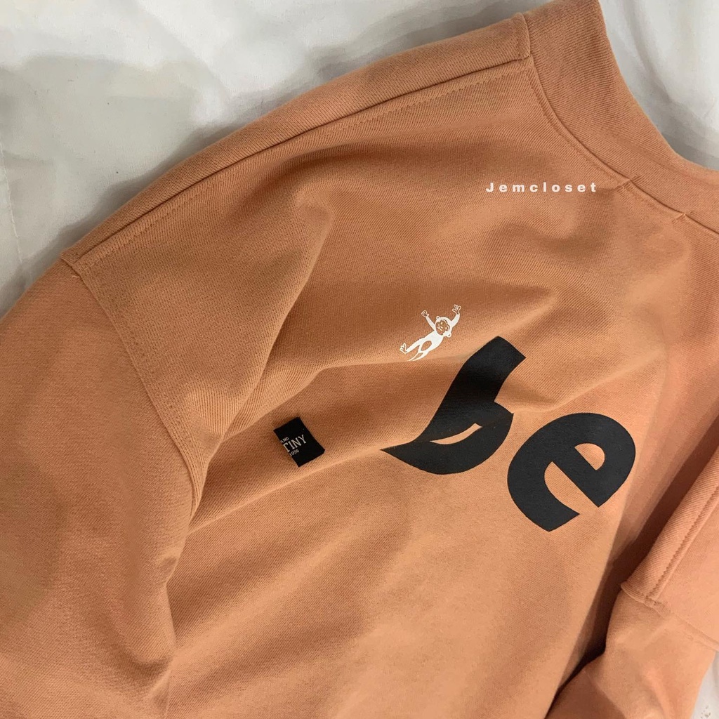 Áo Sweater Tay Phồng Basic Áo Nỉ Thu Đông Form Rộng Phối Cúc Cổ MONKEY Chất Nỉ Dày Dặn 3 Màu Đen Xám Cam Đất 10031 | BigBuy360 - bigbuy360.vn