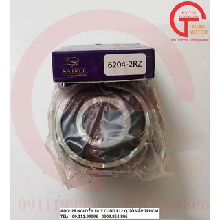 BẠC ĐẠN SAIKO 6204-2RZ DÙNG CHO XE MÁY