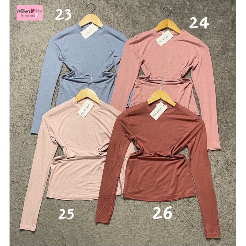 Áo Thun Trơn Body Tay Dài Cổ Tròn ( NZON SHOP ) | BigBuy360 - bigbuy360.vn