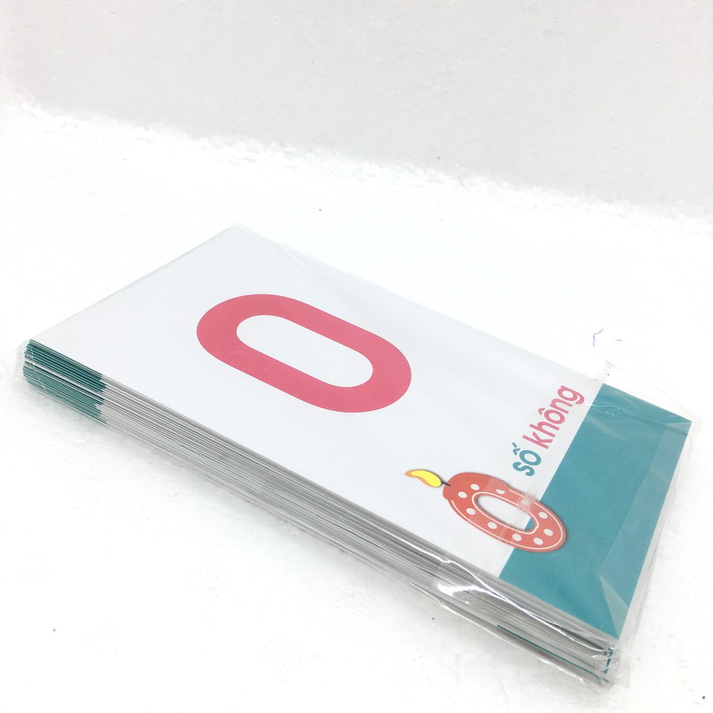 Thẻ học chữ cái và số đếm ( gồm 42 thẻ )BIBO