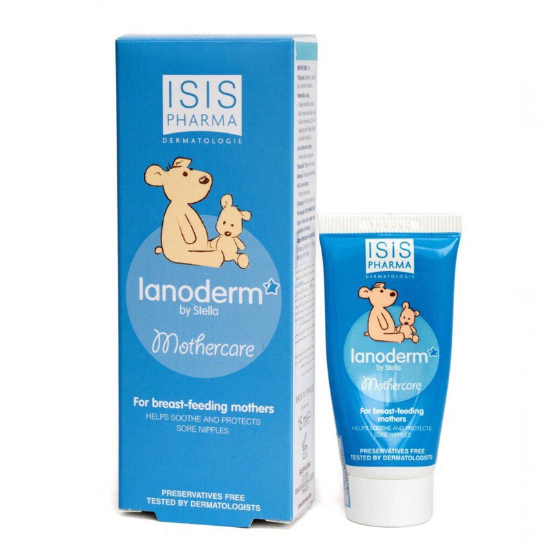 Lanoderm Mothercare – Hỗ trợ trị nứt núm vú, dưỡng ẩm cho da, làm mềm môi, bảo vệ da (tuýp 15ml) Pháp