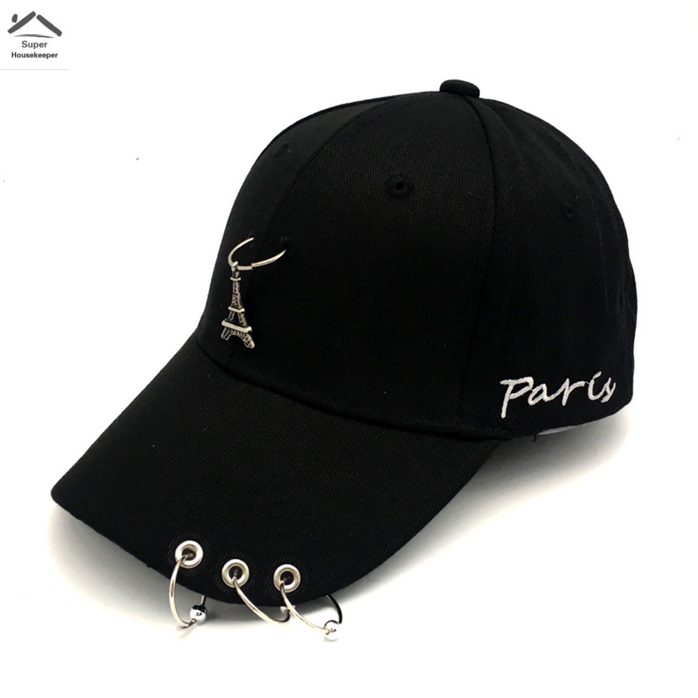 Mũ Lưỡi Trai Che Nắng Mùa Hè Có Dây Xích Ba Vòng Nhẫn Thiết Kế Thoải Mái Dễ Mang Theo Khi Đi Cắm Trại Ngoài Trời