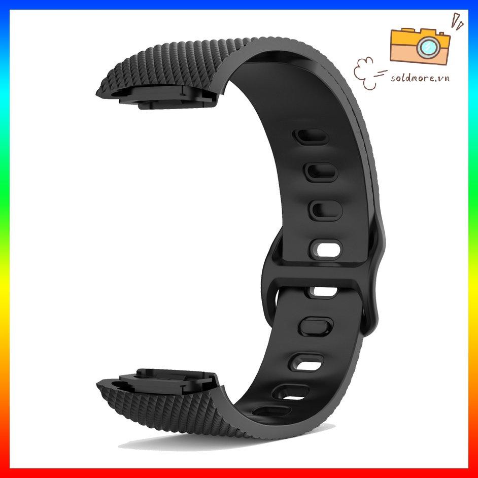 Dây Đeo Thay Thế Chất Liệu Silicon Màu Trơn Cho Samsung Gear Fit2 Pro