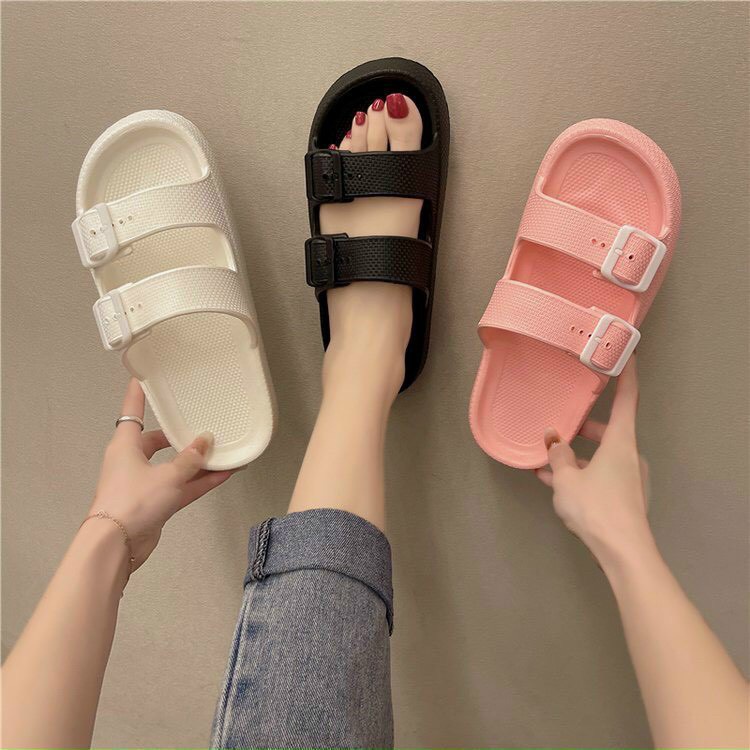Dép lê bánh mì khóa vuông ‍♂️SIÊU HOT⚡ hai quai chống trơn trượt,siêu êm MSP2606