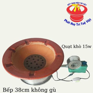 Bếp nướng than hoa kèm quạt  size 38cm