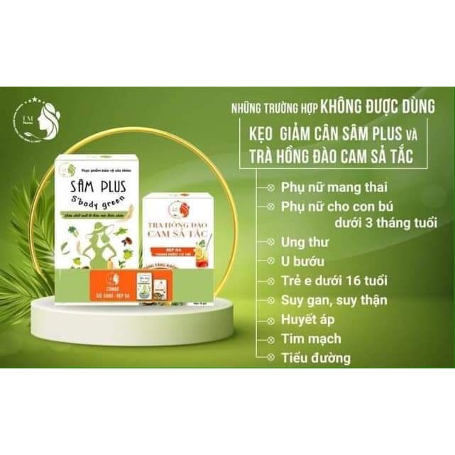 [Siêu Hót] KẸO SÂM PLUS #S’body Green GIẢM CÂN SỐ 1 VN