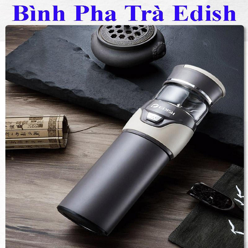 Bình pha trà nhật bản , Bình giữ nhiệt Edish kiêm pha trà cực kì độc đáo , bình giữ nhiệt pha trà đa năng inox