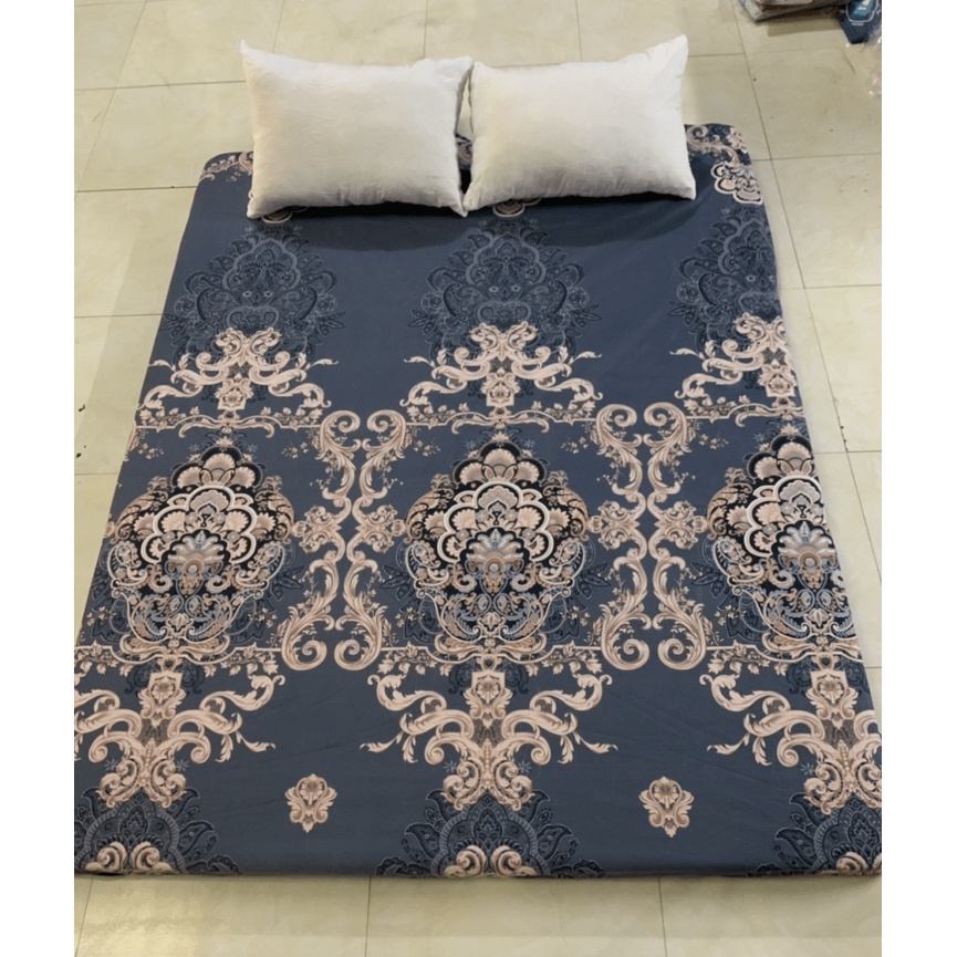 Ga Chống Thấm Cotton Hoạ Tiết, Ga Chống Thấm , Ga Chống Thấm Cotton Kháng Khuẩn, An Toàn Cho Bé Mẫu  Hoàng Gia Ghi