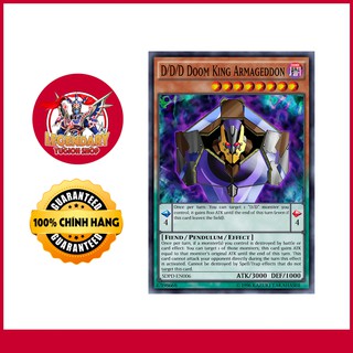 [EN-JP][Thẻ Bài Yugioh Chính Hãng] D/D/D Doom King Armageddon