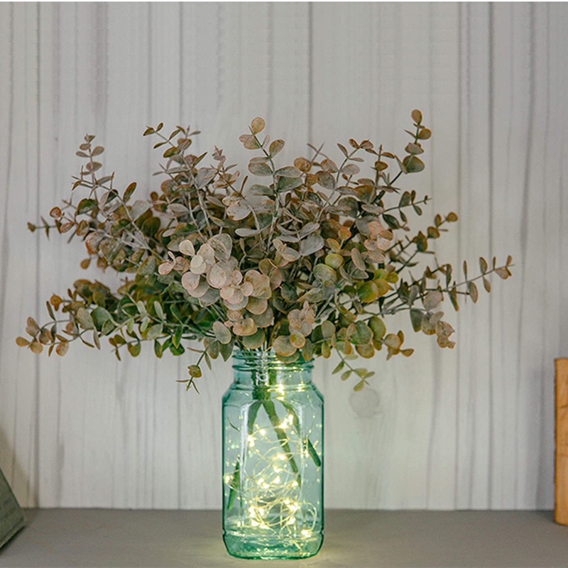 Nhánh Lá Cây Bạch Đàn Nhân Tạo Trang Trí Nhà Cửa/Tiệc Cưới