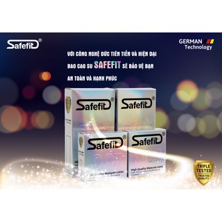 Bao cao su safefit 003 hộp 12 cái