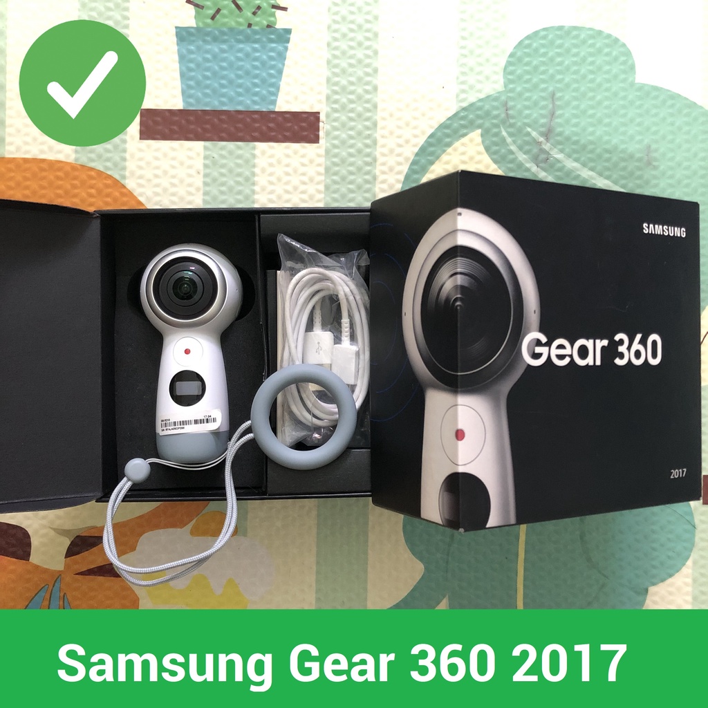 Camera Samsung Gear 360 2017 DM (SM-R210) - Full box 98%