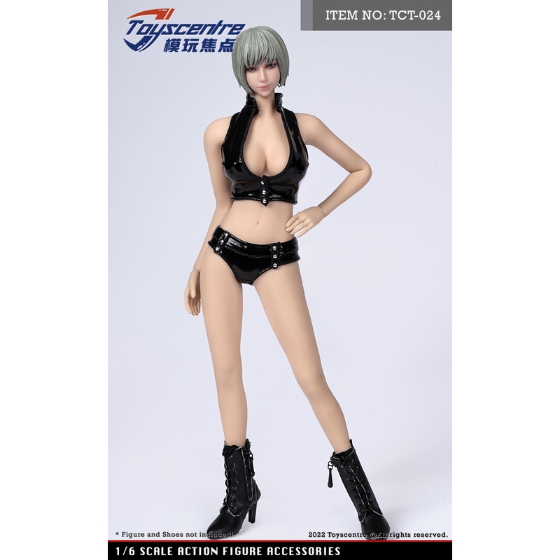 Bộ Đồ Chơi Mô Hình Cơ Thể Búp Bê TCT-024 1 / 6 12 "Bằng Da Màu Đen