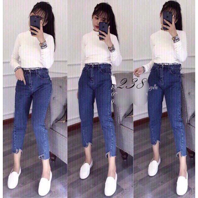 QUẦN JEAN NỮ/QUẦN BÒ NỮ 238 THỜI TRANG 1989 #99K