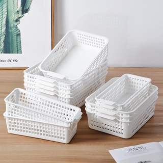 Desktop storage basket bathroom storage basket plastic storage basket Japanese snack storage basket bathroom sundries storage basket