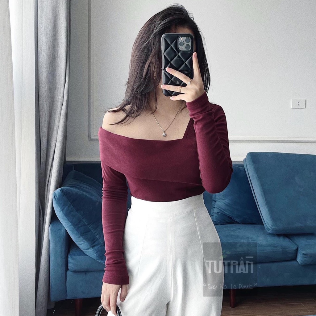 ÁO TRỄ VAI THUN COTTON DÀI TAY