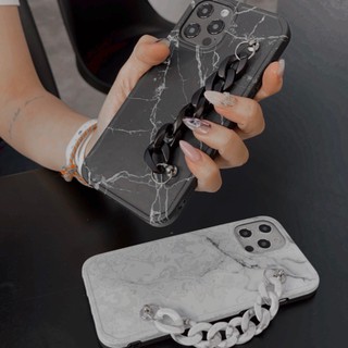 Ốp lưng / case iphone marble dây trắng đen ALDERSHOP