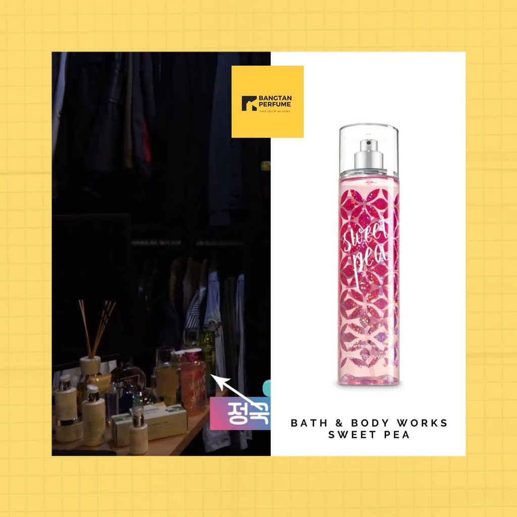Chiết Bath & Body Works Sweet Pea - Xịt thơm Cheap Moment JK / BTS (10-30ml)