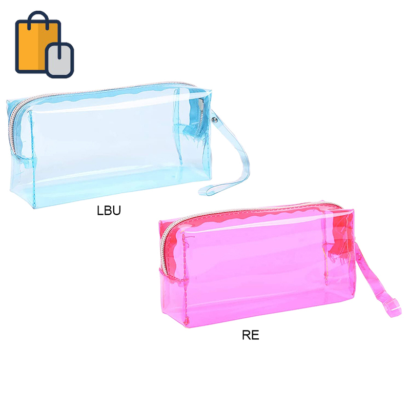 CLEAR Túi Trong Suốt Đựng Bút Chì Cỡ 19.5cm X 6cm X 9cm