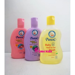 Tắm gội Pureen 250ml Malaysia 0M+