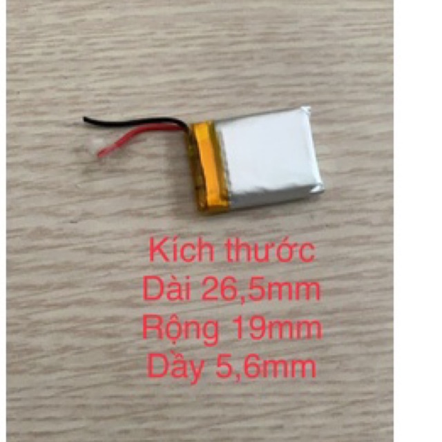 Pin đồng hồ Q50 dung lượng 340mah.