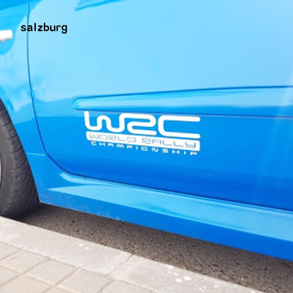 Miếng dán in chữ WRC World Rally Championship dành cho xe Ford Mazda