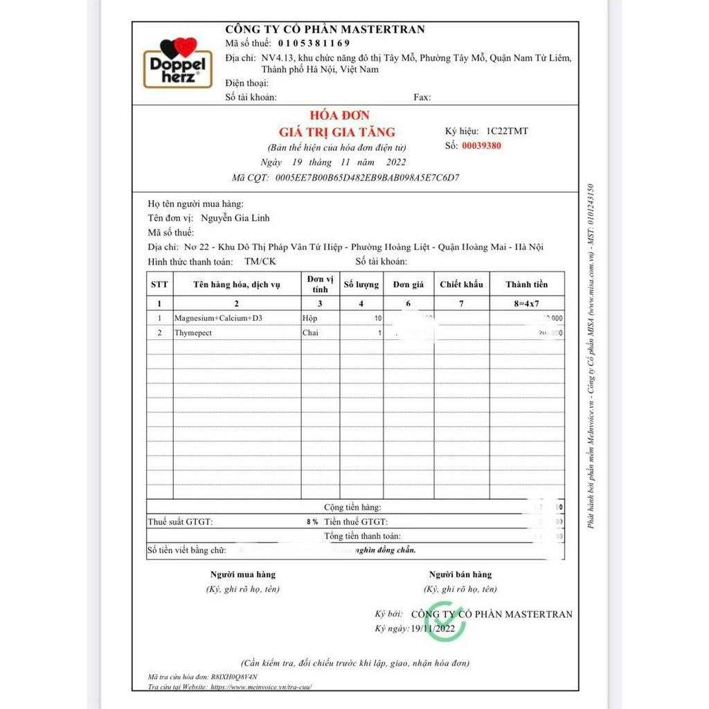 Bác Sĩ Cung Magnesium Calcium D3 - Bổ Sung Canxi, Magie, Vitamin D3, Bổ Xương Khớp, Doppelherz