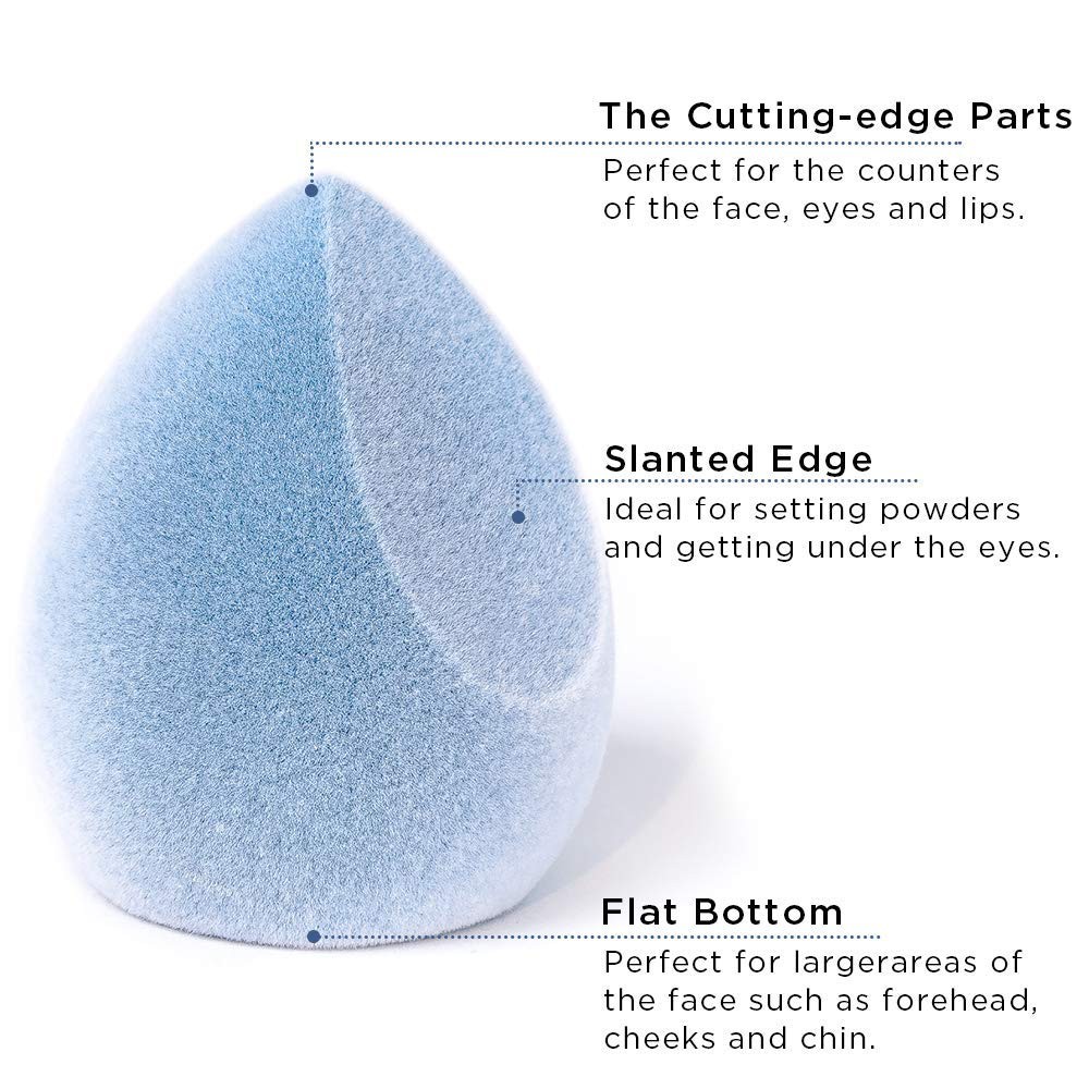 Bông mút trang điểm Juno&Co Microfiber Vetvet Sponge / Cloud Makeup Sponge Juno Co