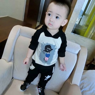 Bộ cotton gangnamghi cho bé