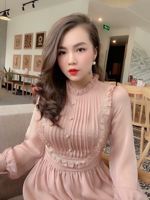 XẢ HÀNG - VÁY TƠ LỤA CHẤT ĐẸP MS25888