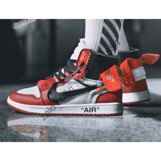 💥💥🔝🔝[ full box + Ảnh thật ] Siêu phẩm sneaker AIR JORDAN 1 Off white ( Buôn Sỉ 0334321654 )