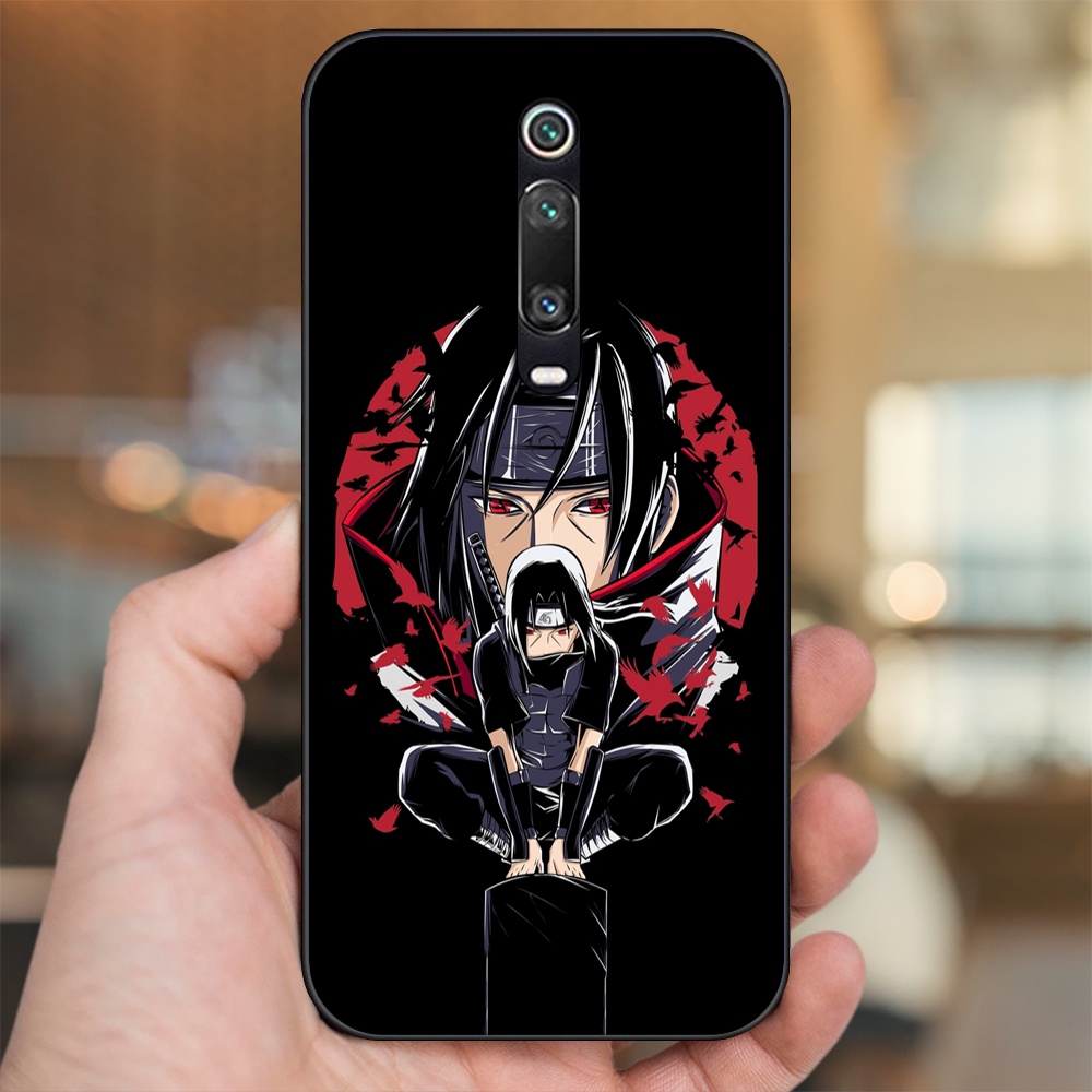 Ốp lưng Xiaomi K20, K20 Pro, Mi 9T viền đen in hình Uchiha Itachi Naruto
