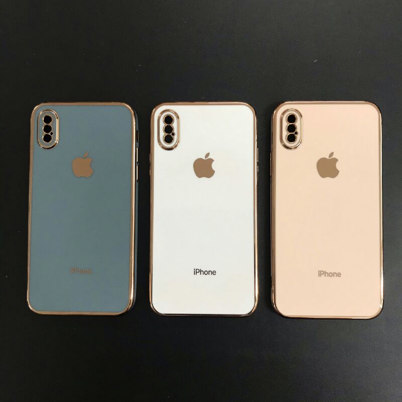 Ốp Lưng iPhone Xs Max Dẻo Vuông Xi Viền Lên Giả iPhone 12