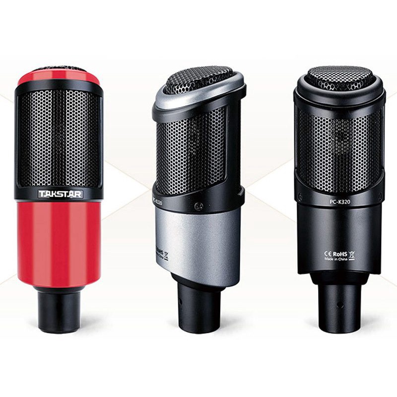 Mic Thu Âm Takstar PC K320. Âm Thanh Nghe To, Rõ Ràng, Thiết Kế Đẹp Sang Trọng, Quý Phái, Dễ Sử Dụng. Bảo Hành 12 Tháng