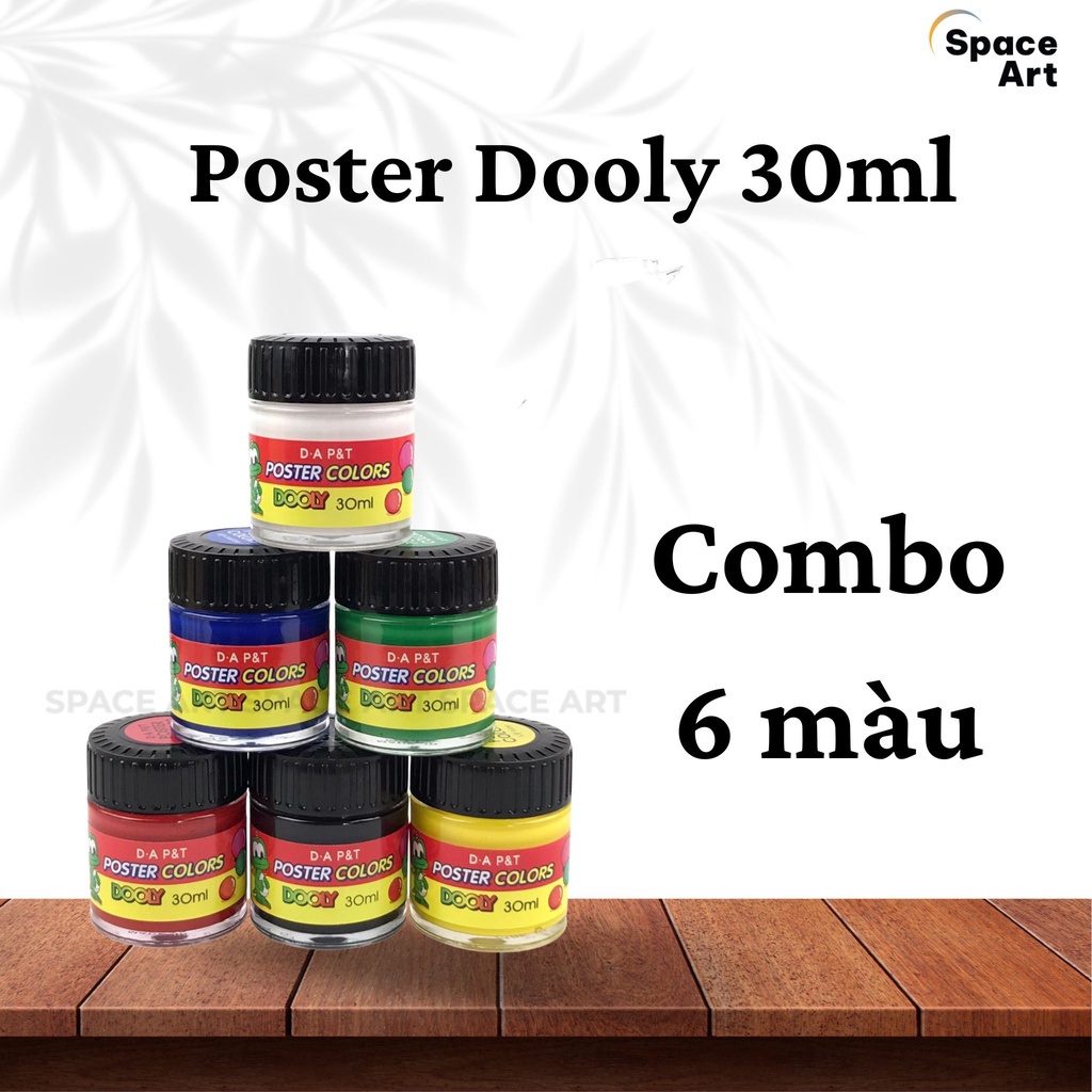 Màu POSTER DOOLY bán lẻ 10ml, 30ml