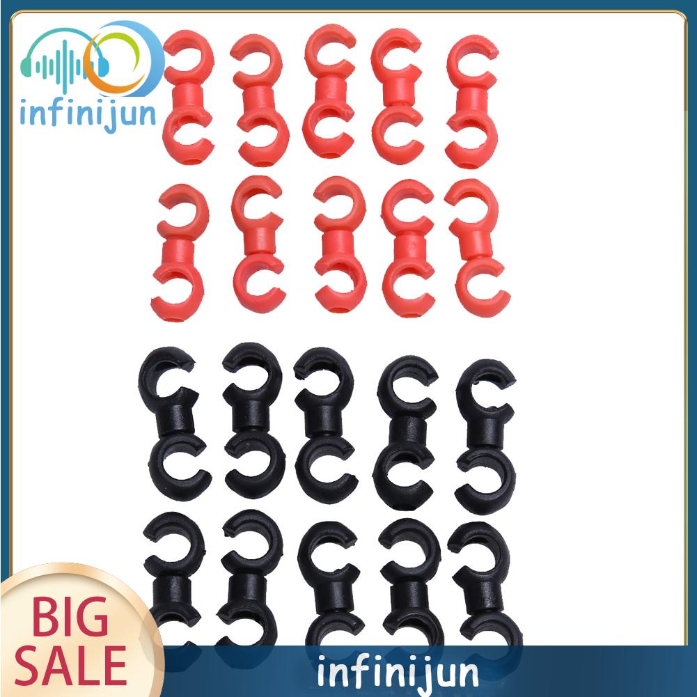 Set 10 kẹp chữ s giữ dây phanh xe đạp