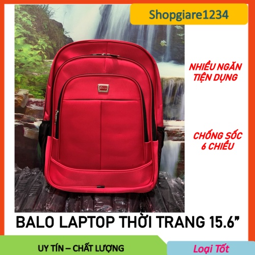 Balo đựng laptop 15.6 inch màu đỏ các hiệu Asus, HP, Dell, Acer... Chất siêu đẹp, hàng xuất khẩu