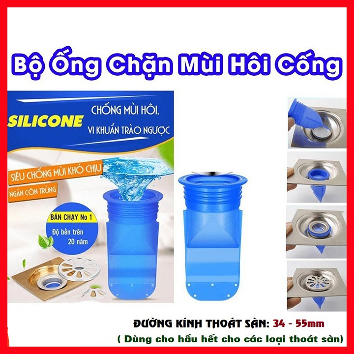 Ống Chặn Mùi Hôi Cống Ngăn Côn Trùng Xâm Nhập Chất Liệu Silicon