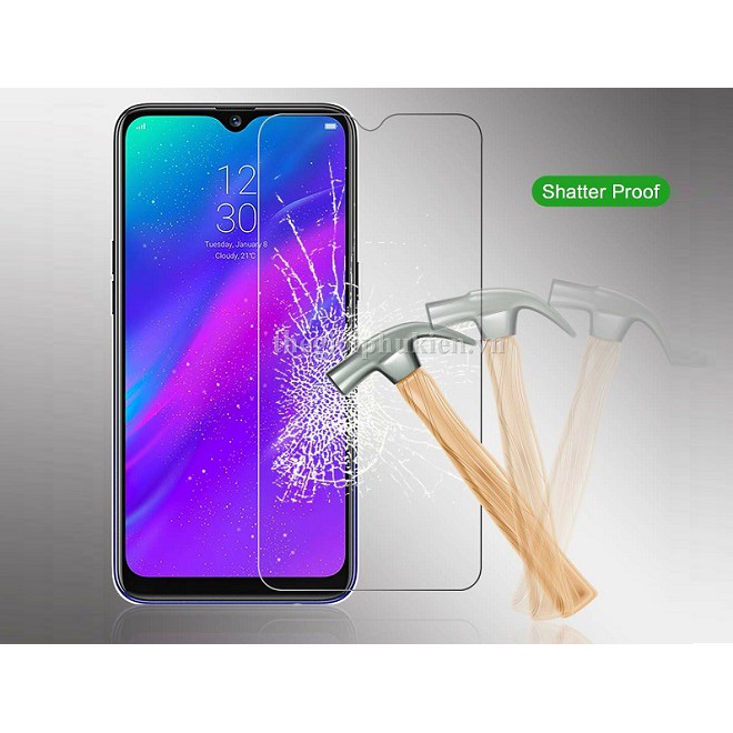 Tấm dán kính cường lực OPPO Realme 3 hiệu Glass Pro chống vỡ, chống xước màn hình - Giá rẻ