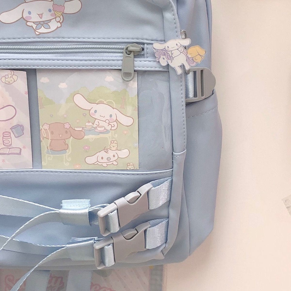 Balo Đi Học Sức Chứa Lớn Hình Cinnamoroll Dễ Thương Phong Cách Nhật Bản Cho Nữ Sinh Trung Học