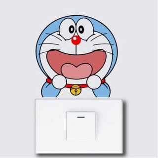 [Chọn ngẫu nhiên] 2 hình decal dán ổ điện Doremon