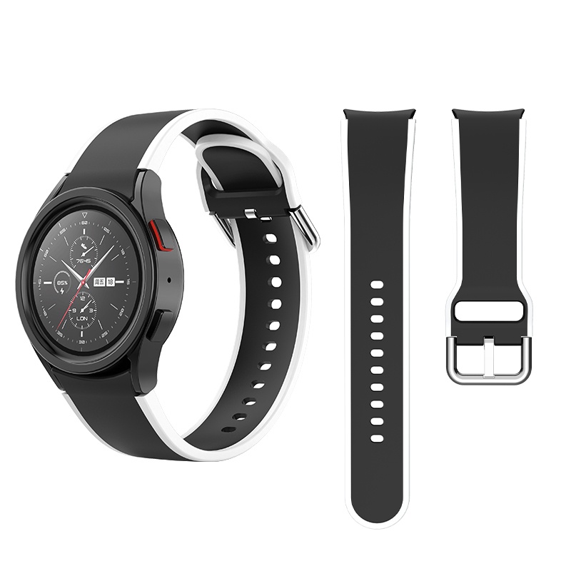 Dây Đeo Thay Thế Bằng Silicone Nhiều Màu Sắc Cho Đồng Hồ Thông Minh Samsung Watch 4 / 5 40 / 44Mm 5 Pro 45Mm