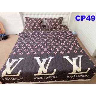 Set Chăn ga gối Cotton Poly 5 món CP49 siêu đẹp