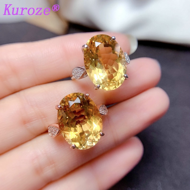 Nhẫn Tròn Mạ Vàng Hồng 18K Đính Đá Kim Cương Nhân Tạo Kuroze