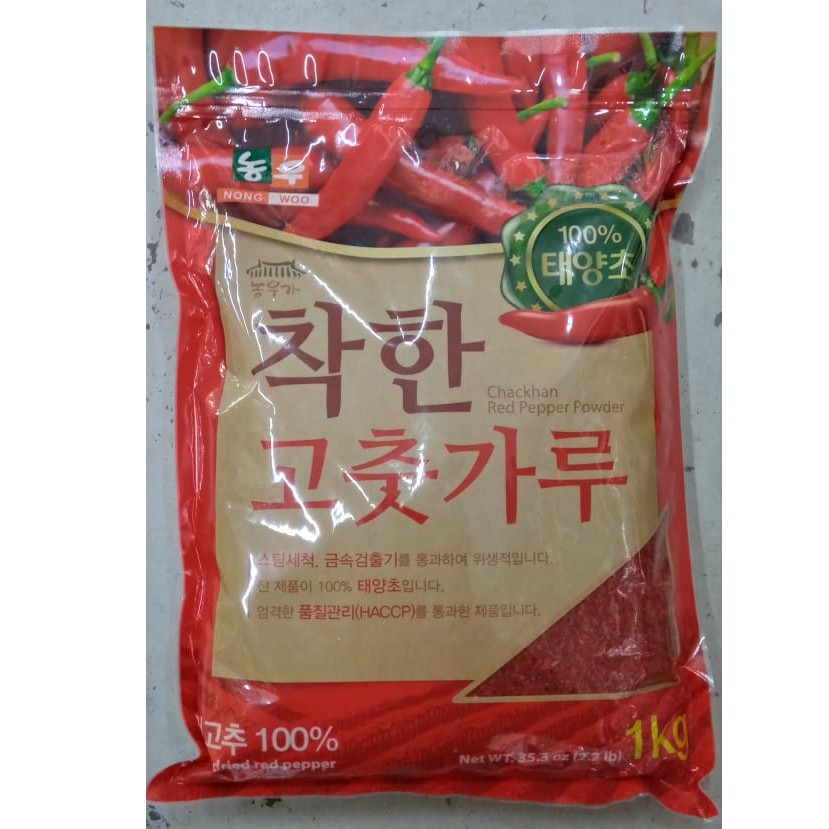 Bột ớt hàn quốc làm kimchi chakhan 1kg - 착한 고춧가루