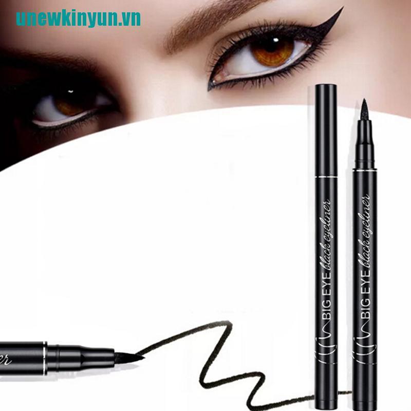 Yun♪Bút Kẻ Mắt Dạng Lỏng Màu Đen Lâu Trôi Không Thấm Nước
