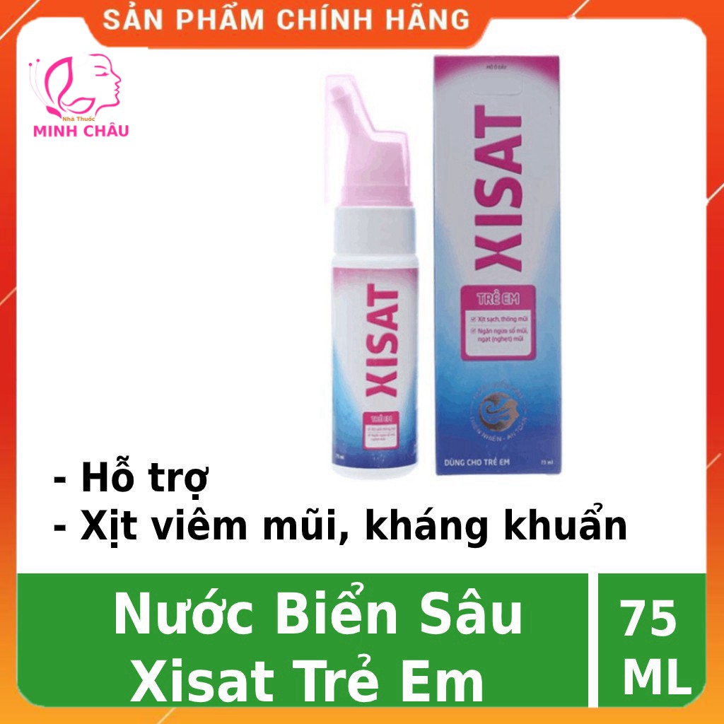 Xịt mũi cho bé ❤️FREESHIP👍 Xisat Trẻ Em và Người Lớn❤️xịt mũi muối biển thông mũi ngăn ngừa sổ mũi, nghẹt mũi, viêm mũi