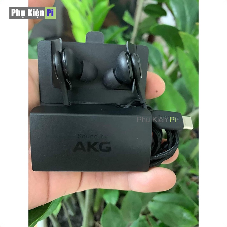 Tai nghe AKG Note 10 Note 20 S20 chân Type C chính hãng Note 10 Plus, S20 plus, S20 Ultra tặng 4 nút tai phụ